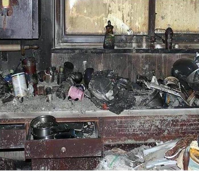 smoke soot kitchen aftermath fire